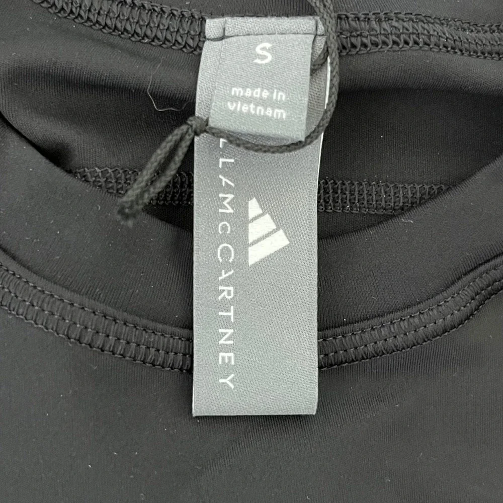 Adidas by Stella McCartney‎ NWT Crop Top Small Black Open Back Training